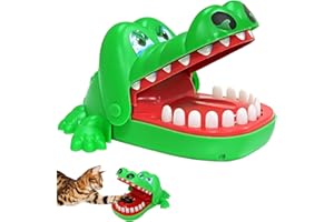 OPEIXSAYKOC Krokodil Spiel Croco Doc Spiel Spielzeug Krokodil Zähne, krokodil Spielzeug Set, Geschicklichkeitsspiel, Spaß Mund Finger beißen Familienspiel für Jungen und Mädchen