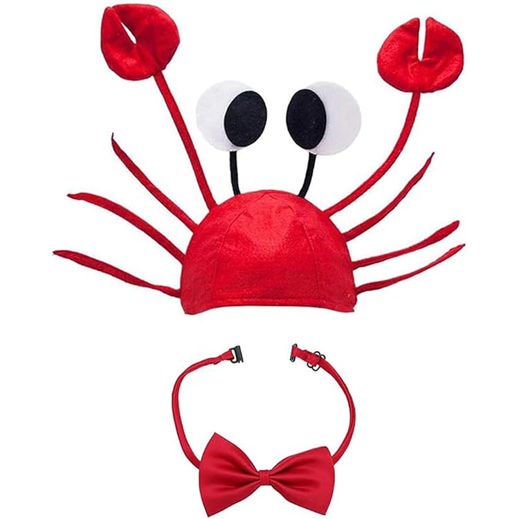 FantastCostumes Adult Red Crab Costume Animal Costume One Piece Halloween Carnival Party Sea Creature Cosplay Set - View #5