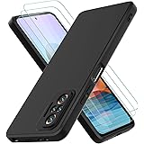 Oureidoo Cover per Xiaomi Redmi Note 10 Pro con 3 Pezzi Pellicola Vetro Temperato, Custodia in Morbida Silicone Liquido, Sott