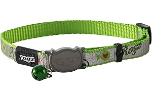 Rogz Catz ReflectoCat kołnierz, limonka