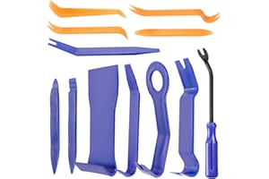 KIPERLINE 12 Pcs Car Pry Tool Kit Trim Wedge Kit Car Interior Trim Removal Tools Car Removal Tools Plastic Pry Tools Dashboard Trim Kit