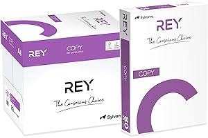 Rey A4 Copy Paper 80gsm White Pack of 5 x 500