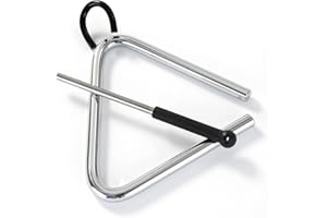 Percussion Plus PP032 6 inch Concert Triangle,Silver