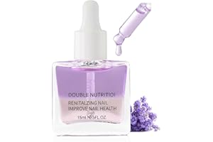 MAGGIDEA Cuticle Oil - Nail Cuticle Oil for Nail Care - Two Layer Nail Oil with Vitamin E, Double Nutrition Revives Nail, Moisturizes and Quick Absorb Cuticles Care Oil Strengthens Nails, Improve Nail Health