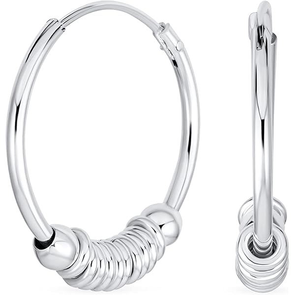 Vero 925 sterling argento bene fatti a mano cerchio orecchini per donna, autentico etnico tribale boho stile moderna moda unici designer feste speciali regalo orecchini gioielli da artigiani
