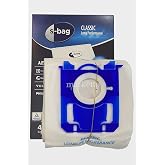 s-bag Philips 3000 Series Xd3110/09 Uyumlu S&uuml;p&uuml;rge Toz Torbası, 4 Adet, Sentetik Bez, Beyaz