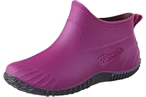 callmo Damen Gummistiefel Leichte Atmungsaktiv Hoch Regenschuhe Weitschaft Wasserdichter Rutschfeste Regenstiefel Kurz Barfuss Reitsportschuhe halbhoche Lang Barfuß Leichtetten Rain Boots Stiefel