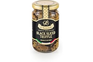 La Rustichella - Carpaccio de truffes noires 90g ,Vegan , Sans Gluten , Sans cholestérol - Délicatesse italienne
