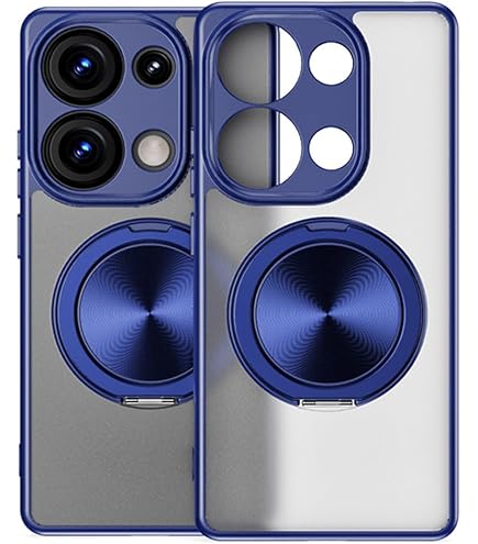 JIAFEI Cover per Xiaomi Poco X4 PRO 5G (6.67), Robusta Resistente Doppio Strato Custodia, Cavalletto con Anello in Metallo, Oro Rosa