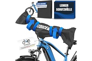 Coicer Pack de 2 fundas protectoras para manillar de bicicleta, protección de transporte, accesorios para bicicleta, resistente al agua, a la humedad y al polvo