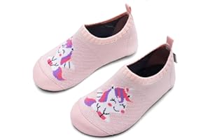 IceUnicorn Hausschuhe Kinder Atmungsaktive Pantoffeln Leicht Rutschfest Kleinkinder Hüttenschuhe Jungen Mädchen Slippers…