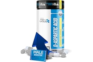 PROCELL SPORT SUPPORT ProCell D-Aspartic Acid | Potenciador Natural de Testosterona (90 cápsulas / 30 días) - Anabólico Natural a Base de Ácido Aspártico - Aumento Masa Muscular, Rendimiento Deportivo y Salud Sexual