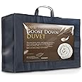 Littens Luxury Ultimate Collection 10.5 Tog Single Bed Size 100% Hungarian Goose Down Natural Duvet Quilt 300TC 100% Cotton Jacquard, Down Proof (135cm x 200cm)
