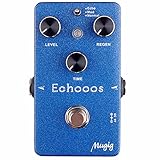 Mugig Digital Delay Guitar Effects Pedal , Three Modes, Echo/Mod/Normal, True By