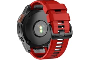 U-LIMVE Correa de reloj para Garmin Fenix 6 Pro/Fenix 6/Fenix 7/Fenix 7 Pro/Fenix 5/Epix Pro 47 mm, Bandas de repuesto de silicona QuickFit de 22mm para Garmin Forerunner 965/955/945/935