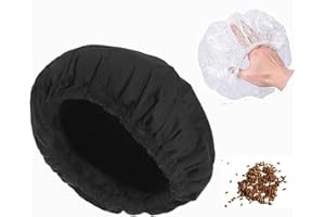 Locisne Capuchon thermique bricolage profond chaleur cheveux bricolage traitement,thérapie chaleur capuchon micro conditionnement cheveux Micro-ondable pour des cheveux à la vapeur