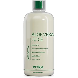 Vitro Aloe Vera Juice 1L | Supports Skin Glow, Digestio...