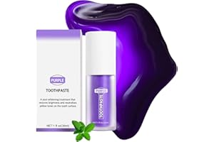DENDAWEN Purple Toothpaste for Teeth Whitening,Zahnpasta Weisse Zähne,Lila Zahncreme Weiße Zähne,Zähne Aufhellen Zahnpasta Gegen Gelbe Zähne,Farbkorrektur Serum Zähne,Zahnpasta Zahnaufhellung