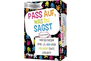 Pass auf, was du sagst – Extreme: Wer bei diesem Spiel »Ja«, »Nein« oder »Vielleicht« sagt, verliert! | Das Original. Das perfekte Geschenk zu Geburtstag, Weihnachten. Ab 18 Jahren
