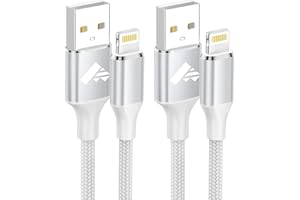Aioneus iPhone Ladekabel, Lightning Kabel [2Pack 2M+2M] Ladekabel iPhone Schnellladekabel MFi Zertifiziert USB Lightning Kabel für iPhone 14 13 12 11 Pro Max Mini XS XR X 8 7 6 6s Plus 5 SE 2020,iPad