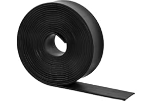 KINGSEA Rotolo Gomma Antiscivolo,25mm×3mm×3m Tappeti di Gomma Antivibrazione,Neoprene Fogli, Guarnizione in Gomma, Ammortizzazione, Impermeabilizzazione