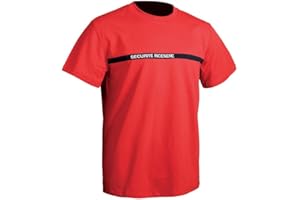 ARCADIS TOE Tee-Shirt Sécu One Sécurité Incendie - Rouge - T.O.E. Concept®