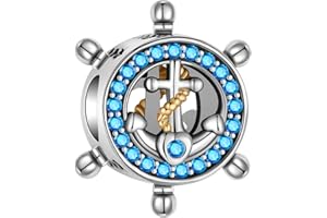 BIZK Holiday Charm Pendant Women's for Bracelet 925 Sterling Silver Charm Bead Pendant for European Bracelets and Necklaces