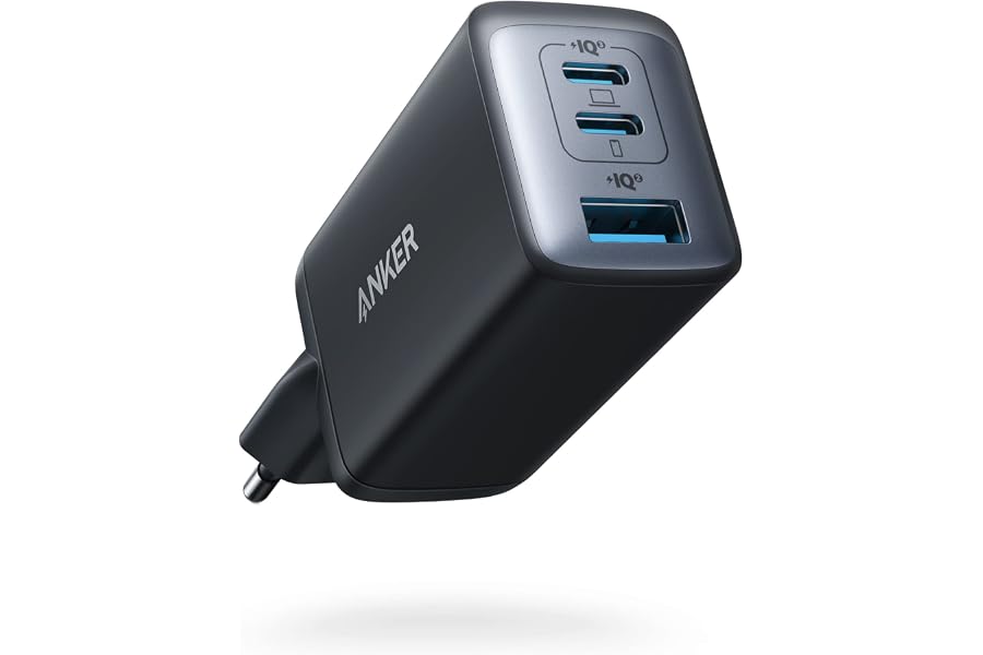 Anker Nano 65W USB C Ladegerät, 3-Port PPS Schnellladegerät, iPad Ladegerät | Netzteil USB C, Schnellladen für MacBook Pro, D