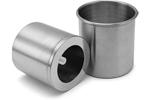 ‎ANDEKO ANDEKO Ethanol Brennkammer Set XXL | Bioethanol Brenner mit 200ml Füllvolumen | Edelstahl Brennkammer inkl. Sicherheitstank | Tischkamin Ethanol Behälter | Tischfeuer Bioethanol Brennstoffdose