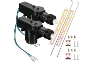 ETOPARS Etopar 2 Stück Universal Schwerlast KFZ Fahrzeug Türschloss Stellantrieb 2-polig Draht 12V Zentrale Tür Verriegelung Betätiger Verschlusssystem