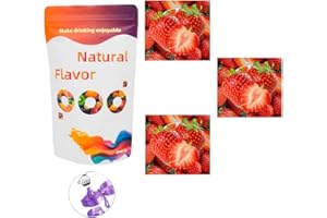 Aroma Sip Flavour Pods Pack for Air Water Up Bottle, 3-Pack of Flavour Pods, 0 Sugar Flavour Pods with Fragrance Accessories for Sports Air Water Up Bottle (No Bottle) (Strawberry Pod x3)
