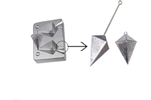 Fishing4U Pirámide 130-180G Pesca Sinker Molde/Mar Pesca