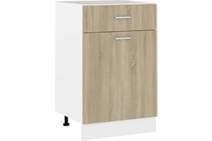 Tidyard Armadio da Cucina in Truciolat Mobile da Cucina Salvaspazio Armadietto con Ripiani per Sala da Pranza Soggiorno,Stile Moderno,30x46x81,5 cm/50x46x81,5 cm-Disponibile in Tanti Colori Diversi