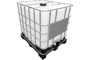 REKUBIK 1000l IBC Wassertank DN150/50 auf PE-Palette (Gebraucht/Gespült)