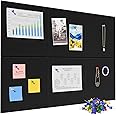 Display Board Bulletin Notice Board, Reminder Board with 35pcs Drawing Pins, Lightweight to Do List Board for Wall Soft Board for Study Room, Photos, Schedules (6)