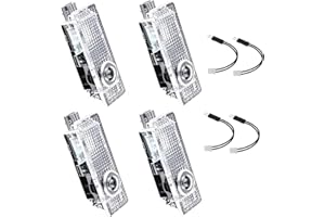 SUPFOTO Car Door Projector Lights for Door LED Light Logo 4pcs Welcome Light Compatible for 3/5/6/7/X1/X2/X3/X4/X5/X6/X7/Z/M/GT Series