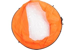 ROSVOLA Żagiel Kajakowy, Lekki Składany Kajak z Pianki EVA Łatwa Instalacja do Uprawiania Sportów Wodnych (Pomarańczowy)