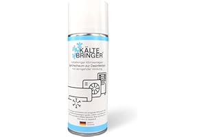 ‎KÄLTEBRINGER Kältebringer Klimaanlagenreiniger Schaum 400ml - Klimaanlagen Desinfektion für Splitgerät oder Auto KFZ - mit 60cm Sonde - Allzweck Klimareiniger beseitigt Gerüche & Bakterien (1er Pack)