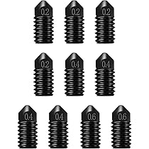 Hossom Kit De Hotend De 2 Piezas Para Bambu Lab A1 / A1 Mini - Actualización De 0.2mm Y 0.4mm, Cabezal De Impresión De Repuesto Y Bloque Calefactor Para Impresoras 3D