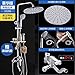 Produktbild STAZSX Dusche-Booster Dusche Bad Badewanne Dusche set Kupfer Sprinkler, 33286 Deluxe vier-Schicht 5 Funktion Hand Geschenk Duschwanne