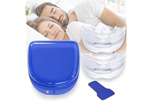 WEIMEIH Grinding Splint for Night, 2 Sizes, Mouth Guard,Knirscherschiene für Nacht Schnarchschiene Mehrzweck Schnarchstopper-Anti Schnarch Mundstück Schiene Zahnschiene,