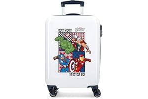Marvel Los Vengadores All Avengers Maleta de cabina Multicolor 34x55x20 cms Rígida ABS Cierre combinación 32L 2,6Kgs 4 Ruedas dobles Equipaje de Mano