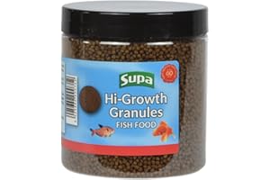 Supa Hi-Growth Granules Fish Food 175 gram 1.5 mm, For All Coldwater and Tropical Fish, Made From Premium Quality Ingredients Which Offer A Nutritionally Balanced Diet,