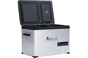 Alpicool T-Series Frigoriferi per Auto Frigo Frigorifero Elettrico Congelatore Portatile per Auto/RV Camion Barca Campeggio 12/24V DC