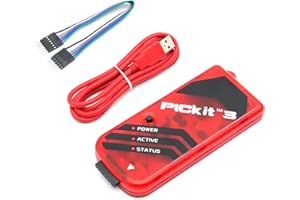 PICKIT 3 Kit3 Programador PIC AYWHP Microcontrolador Programador Emulador Cable USB para PC Programación, solución de Problemas y Desarrollo de Software y Hardware