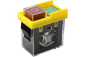 Interruptor Electromagnético Binghe KJD6 5E4 250V 6A Interruptor Electromagnético Protección del Interrupto de la Máquina Contra Fallas de Energía Impermeable Magnético con interrupt de seguridad