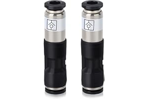 ERGAOBOY 2 connettori per valvola di ritegno compressa da 6 mm, flusso d'aria a pressione per collegare i raccordi
