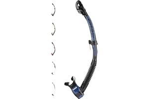 Cressi Itaca Ultra Dry Snorkel - Snorkel Dry for Free Diving and Snorkeling