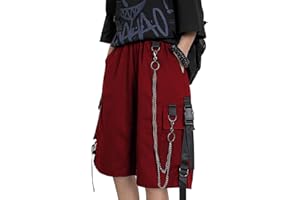 DINGJIUYAN Short cargo ample pour femmes grande poche Harajuku Japon Shorts Fille Couple Coréen Tendance Street Summer Hip Hop Shorts Fille