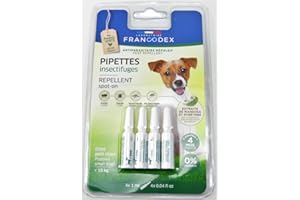 Francodex pipettes antiparasitaires repulsives Petit Chien x4